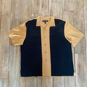 Nat Nast Men's Silk Button Down Shirt Size XXL